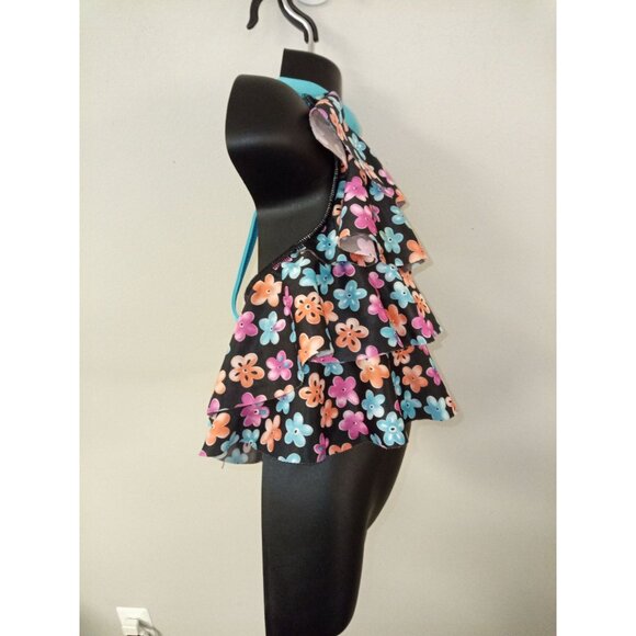 Curtain Call Costumes Dance Floral Flutter Top Size Child Small - Picture 4 of 6